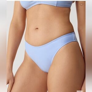 J.CREW 90’s High - leg Bikini Bottom, Blue Bikini Bottom, size XSmall NWT